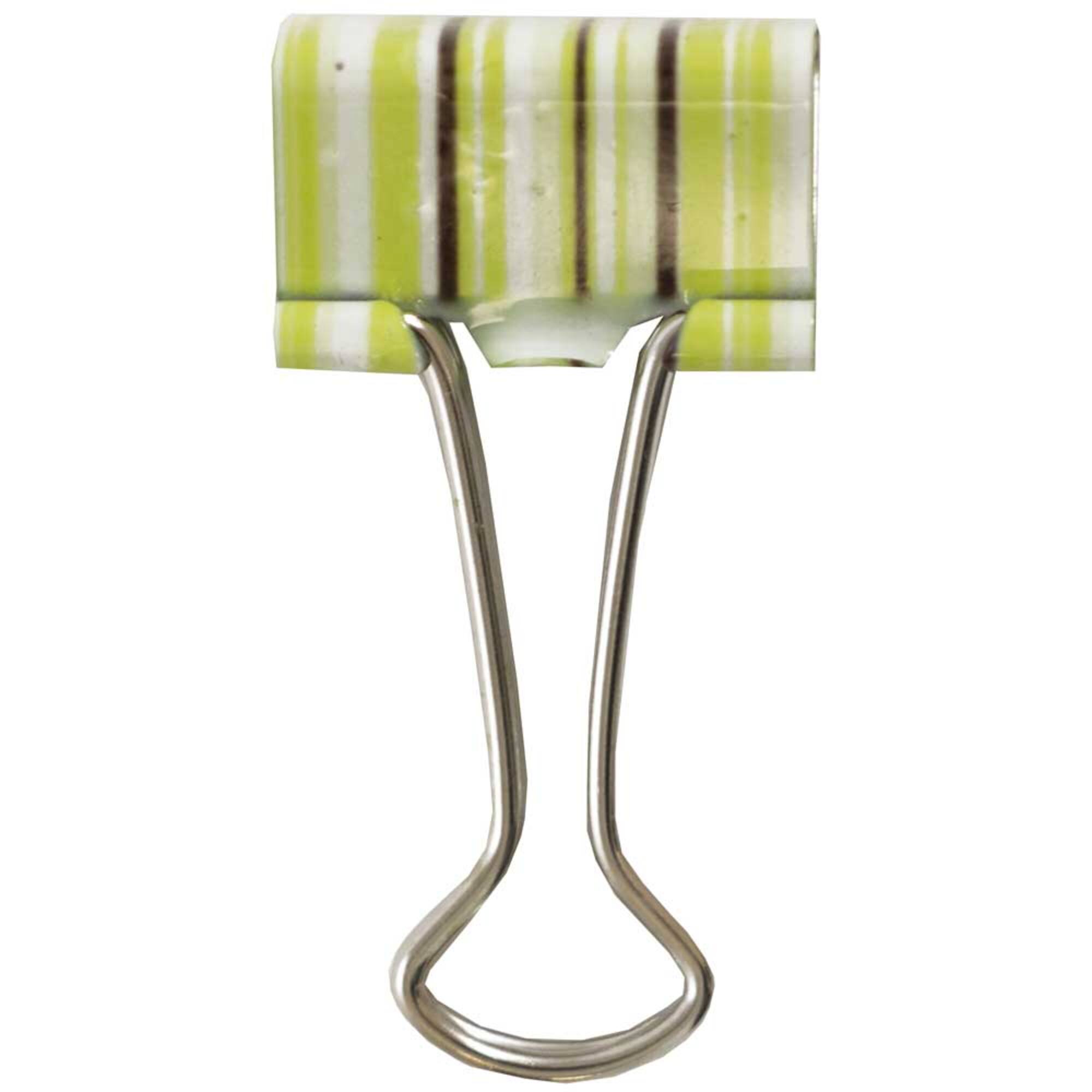 JAM Paper Striped Fashion Binder Clips